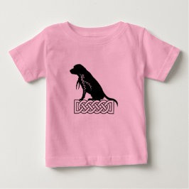 ロキの仲間：ビーグル・ミッキー・ブラック ベビーTシャツ