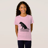 ロキの仲間：ビーグル・ミッキー・ブラック Tシャツ (正面フル)