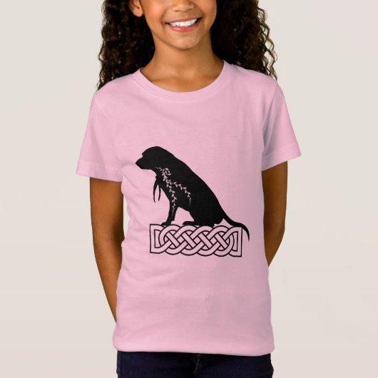 ロキの仲間：ビーグル・ミッキー・ブラック Tシャツ (正面)