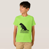 ロキの仲間：ビーグル・ミッキー・ブラック Tシャツ (正面フル)