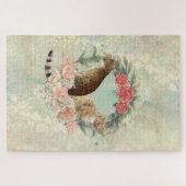 ロキの仲間:ミカと千鳥ベンガル猫 ジグソーパズル (横)