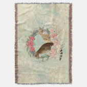 ロキの仲間：ミカと千鳥ベンガル猫 スローブランケット (正面縦)