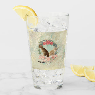 ロキの仲間:ミカと千鳥ベンガル猫 タンブラーグラス