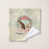 ロキの仲間：ミカと千鳥ベンガル猫 バスタオルセット (ウォッシュタオル)