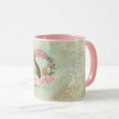 ロキの仲間：ミカと千鳥ベンガル猫 マグカップ (正面右)