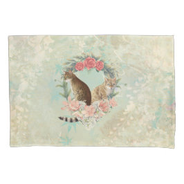 ロキの仲間：ミカと千鳥ベンガル猫 枕カバー