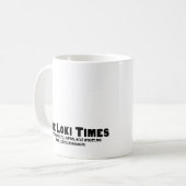 ロキはマグ#1を時間を計ります コーヒーマグカップ (正面左)