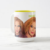 ロキシー杯 ツートーンマグカップ (正面左)