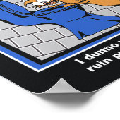 ロキ「トイレのトラブル」バスルームプリント ポスター (角)