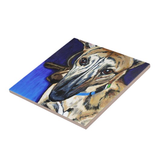 ロキ-ラーチャー犬 タイル (側面)