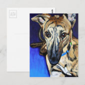 ロキ-ラーチャー犬 ポストカード (正面/裏面)