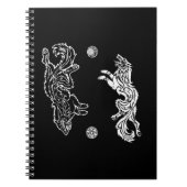 ロキODIN FENRIRのオオカミ ノートブック (正面)