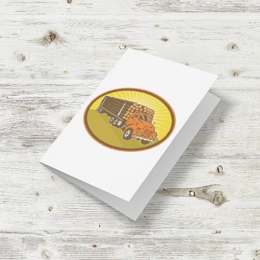 ロギングトラックカード カード