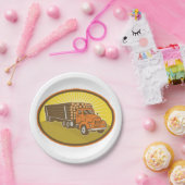 ロギングトラック ペーパープレート (パーティー)