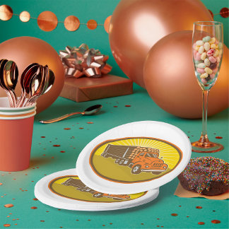 ロギングトラック ペーパープレート