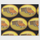 ロギングトラック ラッピングペーパー (フラット)