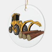 ロギングローダー セラミックオーナメント (左)