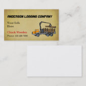 ロギング会社 名刺 (正面/裏面)