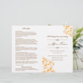 ロクザンヌ結婚式 プログラム (スタンド正面)
