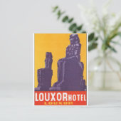 ロクソールホテルヴィンテージトラベルポスター ポストカード (スタンド正面)