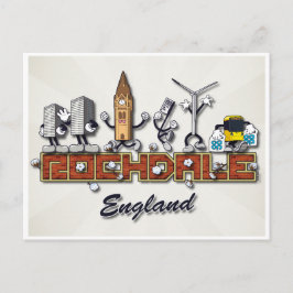 ロクデールの漫画の文字 ポストカード