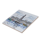 ロクトゥディ·パードリックス灯台|ブルタニー(フランス) タイル (側面)