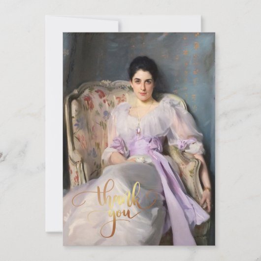 ロクナウのレディアグニュー1864 サンキューカード (正面)