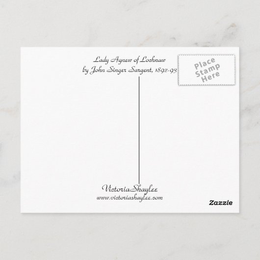 ロクナウのレディアグニュー ポストカード (裏面)