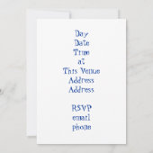 ロクラシックック&ロール踊り 招待状 (裏面)