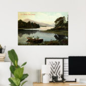 ロク・ロモンド、スコットランド、ロス・ストレーツ1915ヴィンテージ ポスター (ホームオフィス)