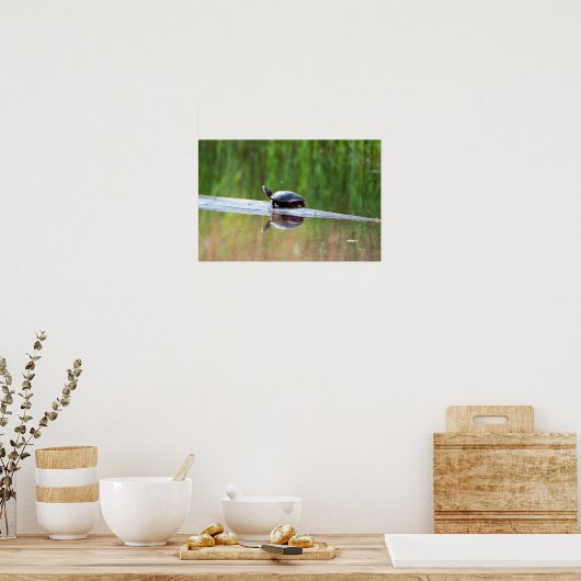 ログに亀 ポスター (キッチン)