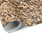 ログのスタック ラッピングペーパー (ロールコーナー)