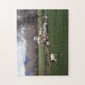 ログのヤギ ジグソーパズル (縦)