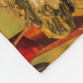 ログの（鳥）ショウジョウコウカンチョウ（オス） フリースブランケット (角)