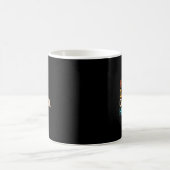 ログアウトしたログキャビンのデザイン あなたのログキャビンの旦那様用 コーヒーマグカップ (中央)