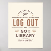ログアウトしてライブラリに移動 ポスター (正面)