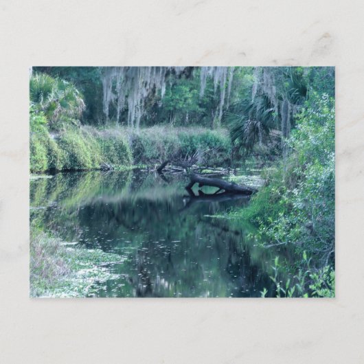 ログイン川 ポストカード (正面)