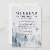ログウッドの小屋 バチェロレッテウィークエンドの予定 招待状 (正面)