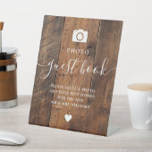 ログウッドバーンの写真ゲストブック 台座サイン (インサイチュ)