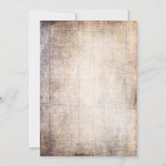 ログウッド調のウェディングタイポグラフィー受付 招待状 (裏面)