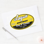 ログエブラザーズデカール 長方形シール (封筒)