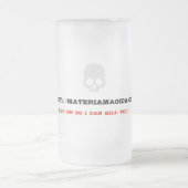 ログオンTelnet -ガラスビールのジョッキ フロストグラスビールジョッキ (中央)