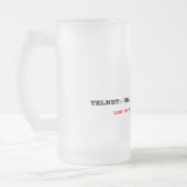 ログオンTelnet -ガラスビールのジョッキ フロストグラスビールジョッキ (左)