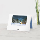 ログキャビンのクリスマス時間 シーズンカード (裏面)