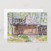 ログキャビンはがき ポストカード (正面/裏面)