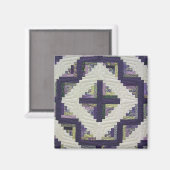 ログキャビンキルト マグネット (正面/裏面)