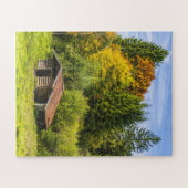 ログキャビンコテージインザマウンテンズ ジグソーパズル (横)