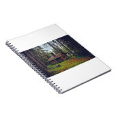 ログキャビンコテージハウスホームフィンランドランドスケープ ノートブック (右側)