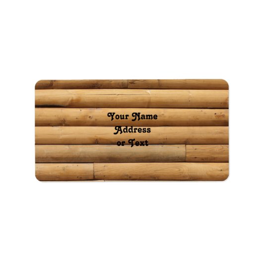 ログキャビンサイディング ラベル (正面)