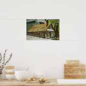 ログキャビンソーダ作品の外観ビュー、教会 ポスター (キッチン)